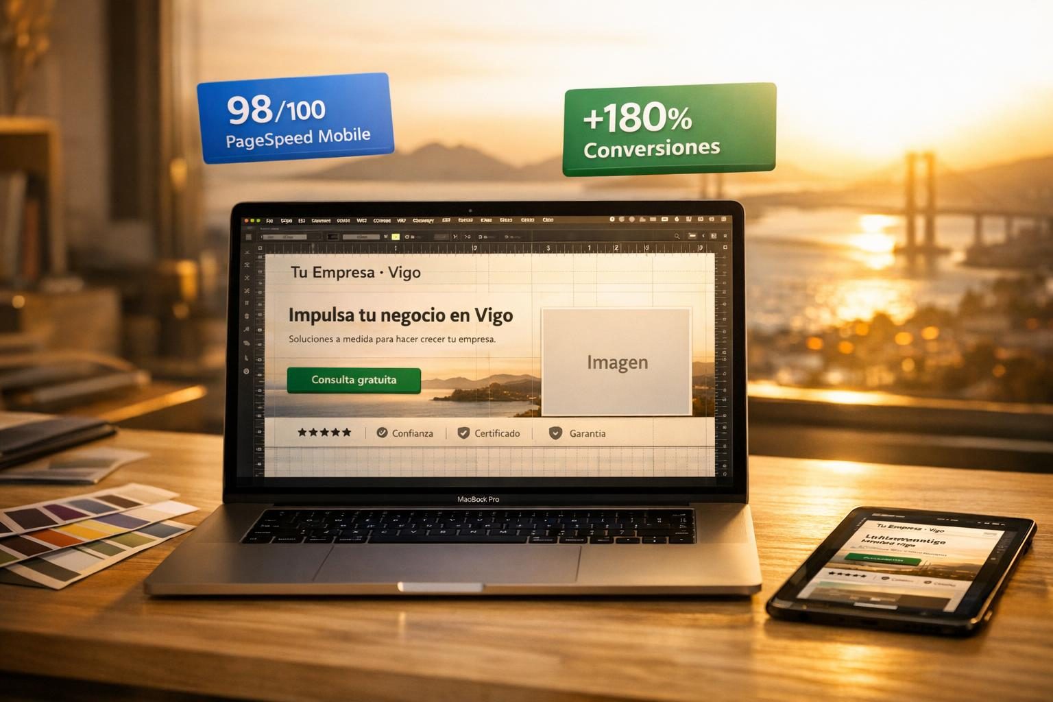 Diseño Web en Vigo — Diseño Web Profesional en Vigo — Páginas que Convierten