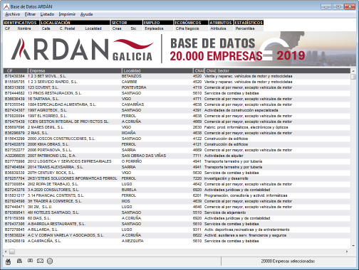 ARDÁN Información Empresarial - ZFV